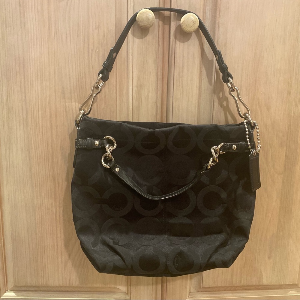 Black coach purse